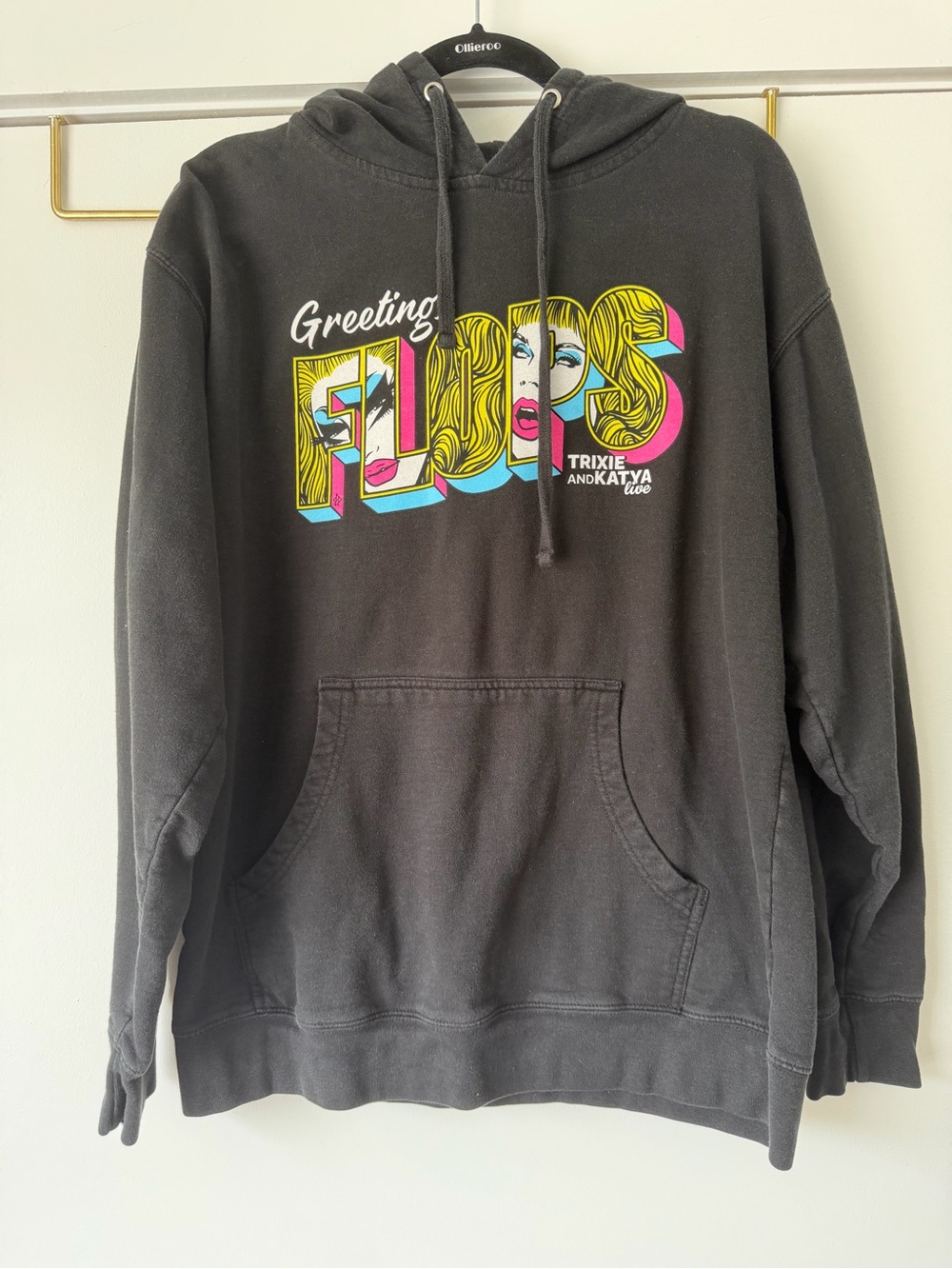 Trixie & Katya Live Graphic Black Hoodie